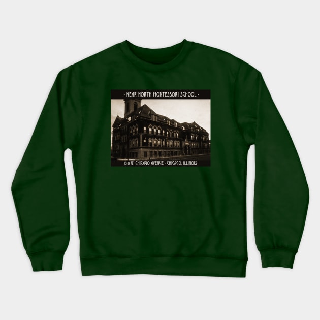 NNM-1010-Sepia Crewneck Sweatshirt by Gabe Ginex Custom Artwork